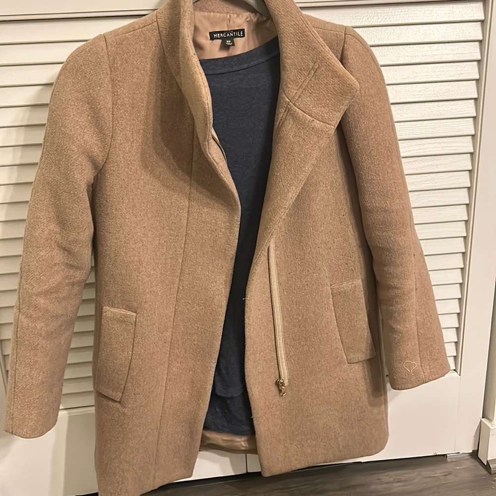J crew 0P tan jacket
